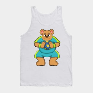 Bear as Handball player with Handball Tank Top